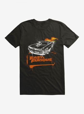 Fast & Furious Flames Sketch T-Shirt