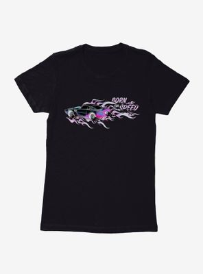 Fast & Furious Born For Speed Flames Womens T-Shirt