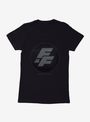 Fast & Furious Linear Logo Circle Womens T-Shirt