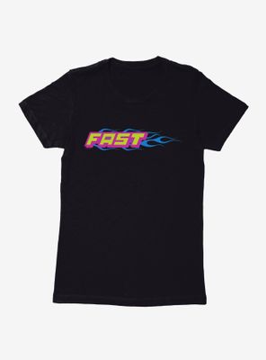 Fast & Furious Flames Grafitti Womens T-Shirt