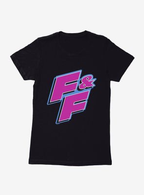 Fast & Furious Pink F&F Logo Womens T-Shirt
