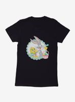 Looney Tunes Easter Bugs Bunny And Tweety Womens T-Shirt