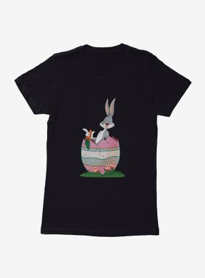 Looney Tunes Easter Bugs Bunny Carrot Womens T-Shirt