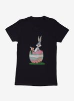 Looney Tunes Easter Bugs Bunny Carrot Womens T-Shirt