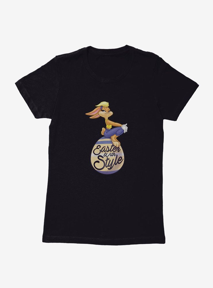 Looney Tunes Easter Lola Bunny With Style Womens T-Shirt