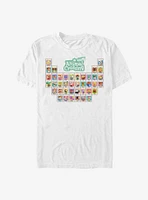 Animal Crossing: New Horizons Periodic Table Of Villagers T-Shirt