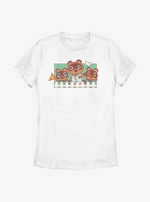 Animal Crossing: New Horizons Nook Family Womens T-Shirt