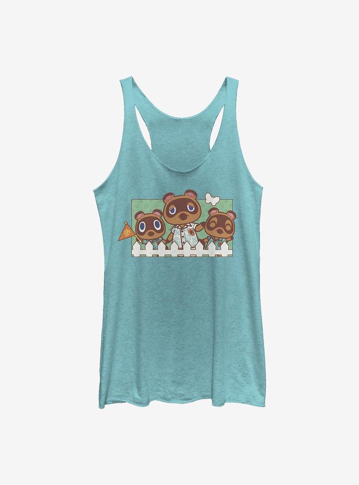 Animal Crossing: New Horizons Nook Family Womens Tank Top