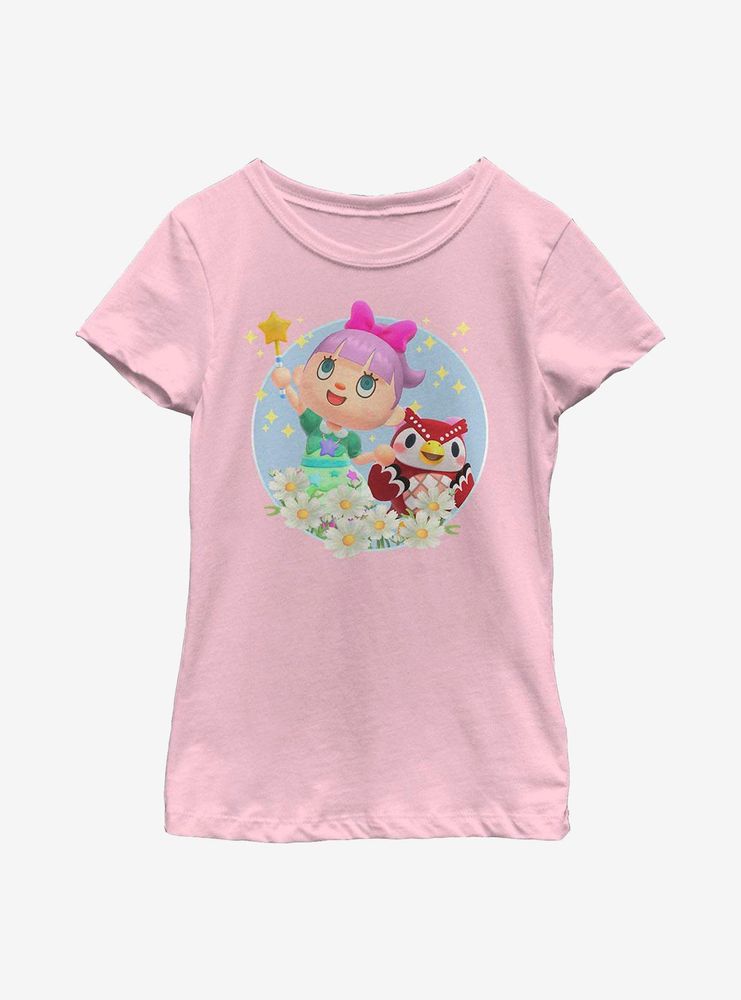 Animal Crossing: New Horizons Celeste Flowers Youth Girls T-Shirt