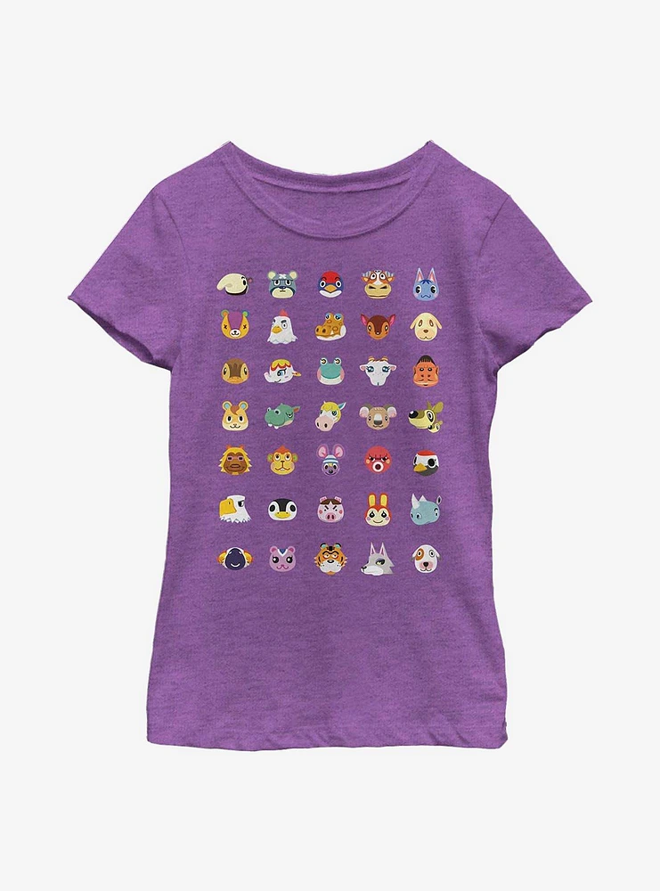 Animal Crossing: New Horizons Friendly Neighbors Youth Girls T-Shirt