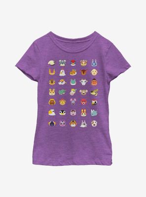 Animal Crossing: New Horizons Friendly Neighbors Youth Girls T-Shirt
