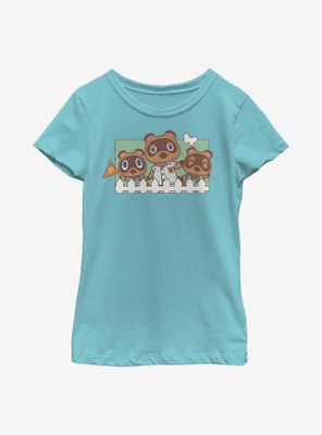 Animal Crossing: New Horizons Nook Family Youth Girls T-Shirt