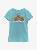 Animal Crossing: New Horizons Nook Family Youth Girls T-Shirt