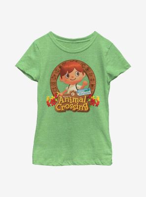 Animal Crossing: New Horizons Villager Emblem Youth Girls T-Shirt