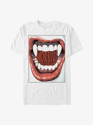 Marvel Morbius The Living Vampire Teeth T-Shirt