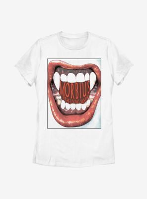 Marvel Morbius The Living Vampire Teeth Womens T-Shirt