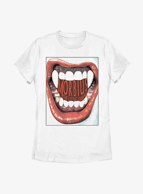 Marvel Morbius The Living Vampire Teeth Womens T-Shirt