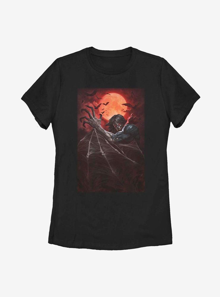 Marvel Morbius The Living Vampire Bat Flight Womens T-Shirt