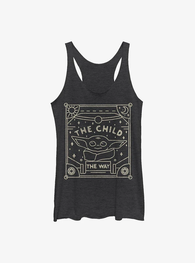Star Wars The Mandalorian Child Way Stars Womens Tank Top
