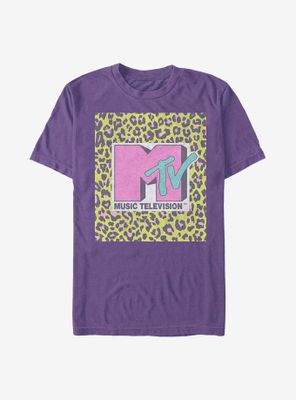 MTV Icon Leopard Border T-Shirt