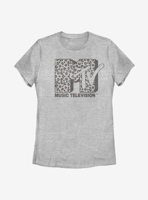 MTV Leopard Logo Womens T-Shirt