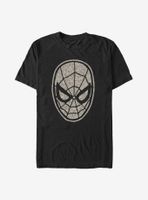Marvel Spider-Man Mask Leopard Fill T-Shirt