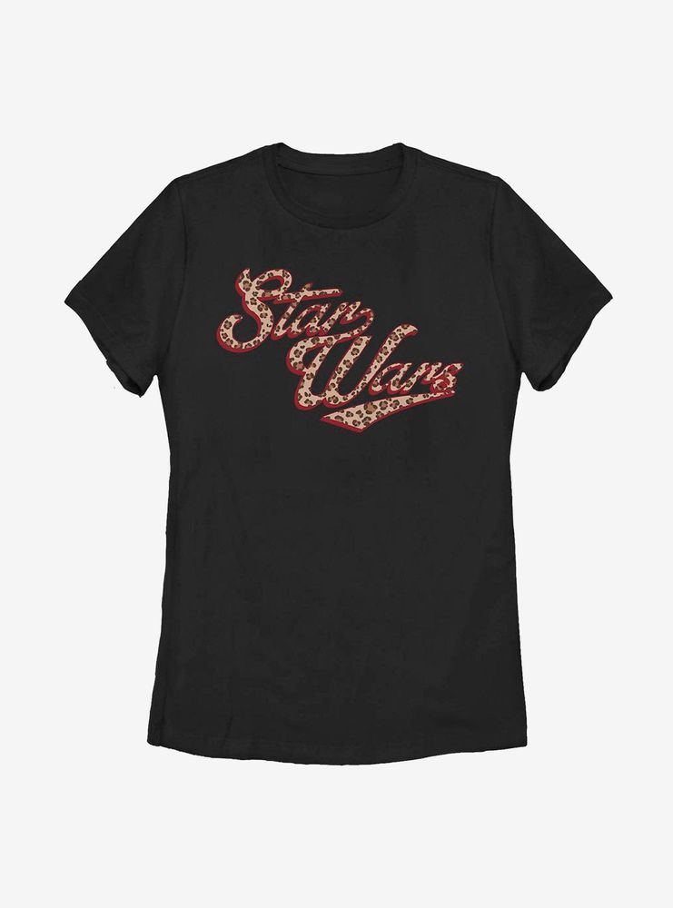 Star Wars Cheetah Script Womens T-Shirt