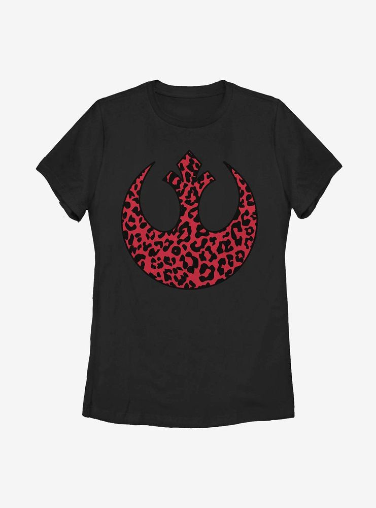 Star Wars Rebel Icon Cheetah Womens T-Shirt