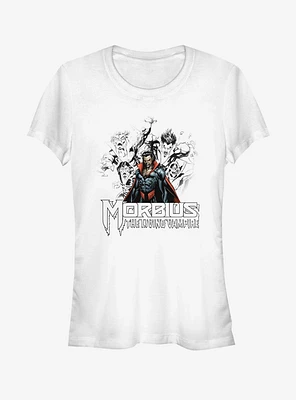 Marvel Morbius Vampire Sketch Girls T-Shirt