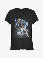 Star Wars The Clone Schematic Shot Girls T-Shirt