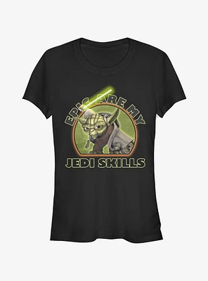 Star Wars The Clone Jedi Skills Girls T-Shirt