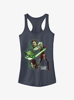 Star Wars The Clone Light Side Group Girls Tank