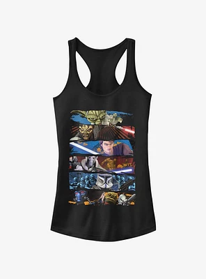 Star Wars The Clone Face Off Girls Tank