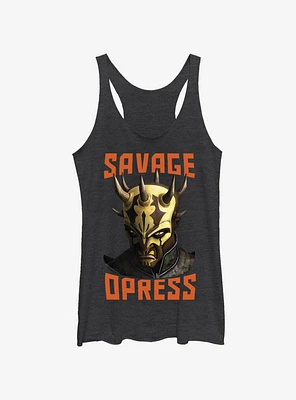 Star Wars The Clone Savage Face Girls Tank