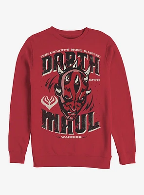 Star Wars The Clone Darth Maul Crew Sweatshirt