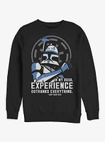 Star Wars The Clone Outranks Everything Crew Sweatshirt