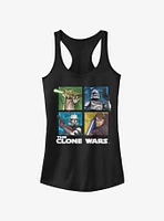 Star Wars The Clone Panel Four Girls Tank