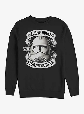 Star Wars The Clone Banner Trooper Crew Sweatshirt