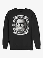 Star Wars The Clone Banner Trooper Crew Sweatshirt