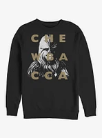 Star Wars The Clone Chewy Text Crew Sweatshirt