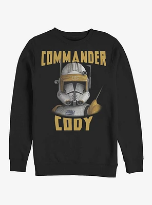 Star Wars The Clone Cody Face Crew Sweatshirt