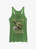 Star Wars The Clone Yoda Face Girls Tank