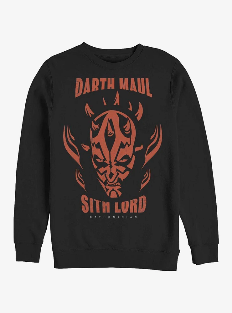 Star Wars The Clone Dathomirian Maul Crew Sweatshirt