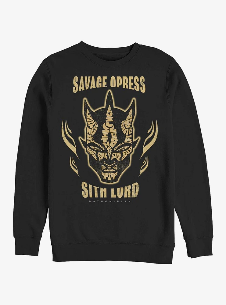 Star Wars The Clone Dathomirian Savage Crew Sweatshirt