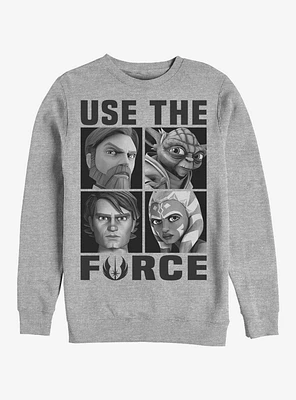 Star Wars The Clone Force Users Crew Sweatshirt