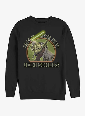 Star Wars The Clone Jedi Skills Crew Sweatshirt