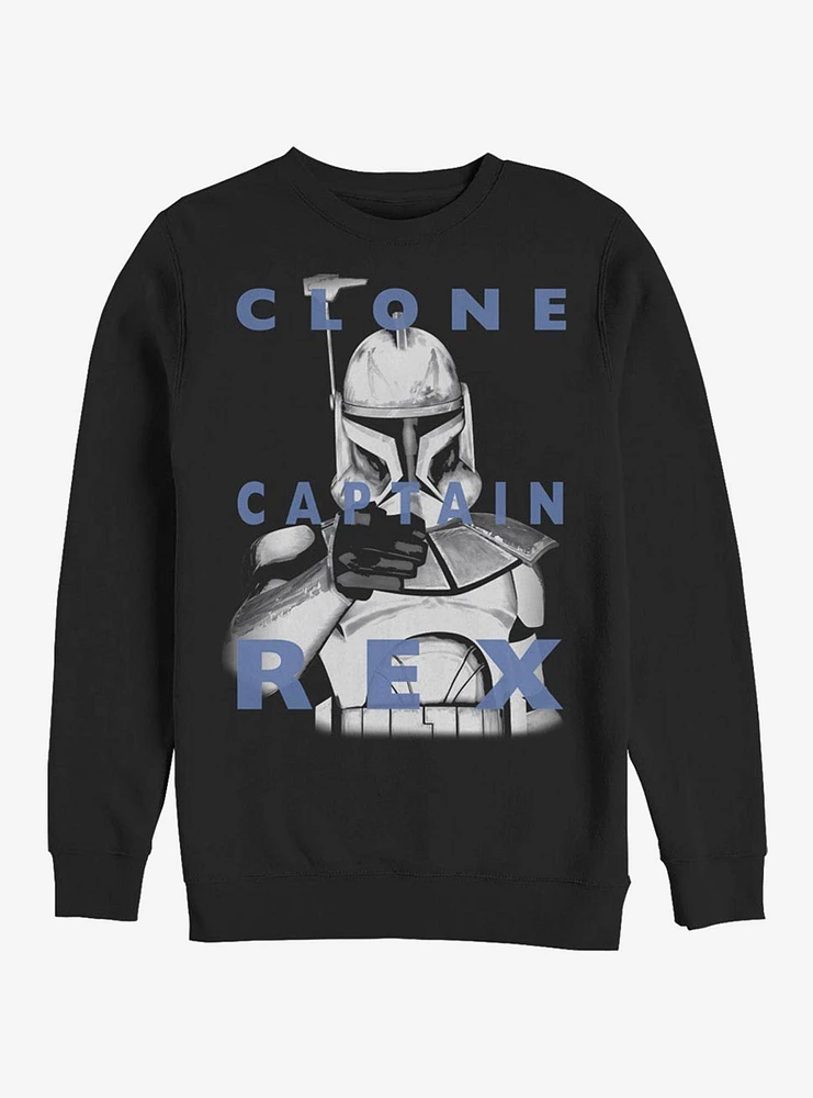 Star Wars The Clone Rex Text Crew Sweatshirt