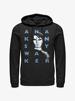 Star Wars The Clone Anakin Text Hoodie