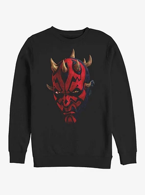 Star Wars The Clone Maul Face Sweatshirt