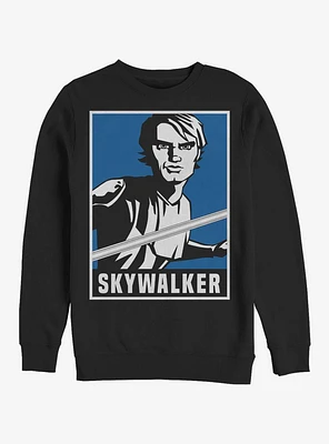 Star Wars The Clone Skywalker Poster Crew Sweatshirt